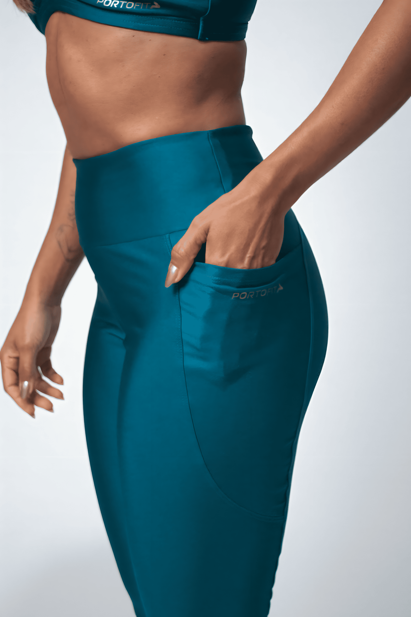 Calça Legging Power Metalizado