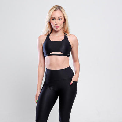 Top Fresh Preto - PortoFit - Esportiva | Fitness | Beachwear